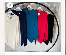 Load image into Gallery viewer, Asymmetric Cowlneck Jumper