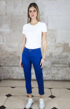 Load image into Gallery viewer, Unity 3/4 Tencel Trousers Electric Blue