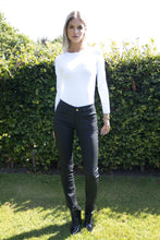 Load image into Gallery viewer, Charity Mock Leather Trousers -Black