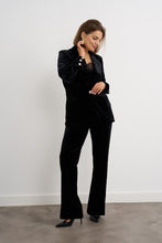 Load image into Gallery viewer, Black Velvet Blazer