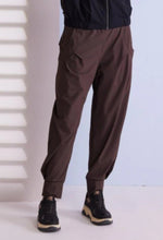 Load image into Gallery viewer, Naya Cuff / Tuck Trousers- Chocolate Brown NAW25101
