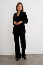 Load image into Gallery viewer, Black Velvet Blazer