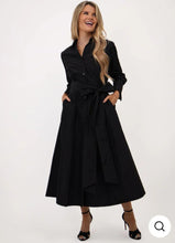 Load image into Gallery viewer, Black Shirt Dress - Victoria Kate & Pippa