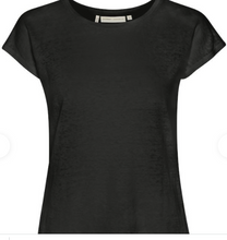 Load image into Gallery viewer, Faylinn O Neck -Black T Shirt