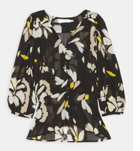 Load image into Gallery viewer, Florizza W Blouse -Black Painted Bloom