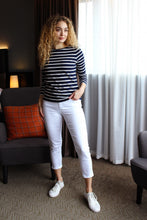 Load image into Gallery viewer, Unity 3/4 Tencel Trousers White