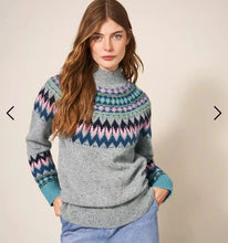 Load image into Gallery viewer, Izzy Fairisle Jumper - grey multi
