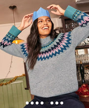 Load image into Gallery viewer, Izzy Fairisle Jumper - grey multi
