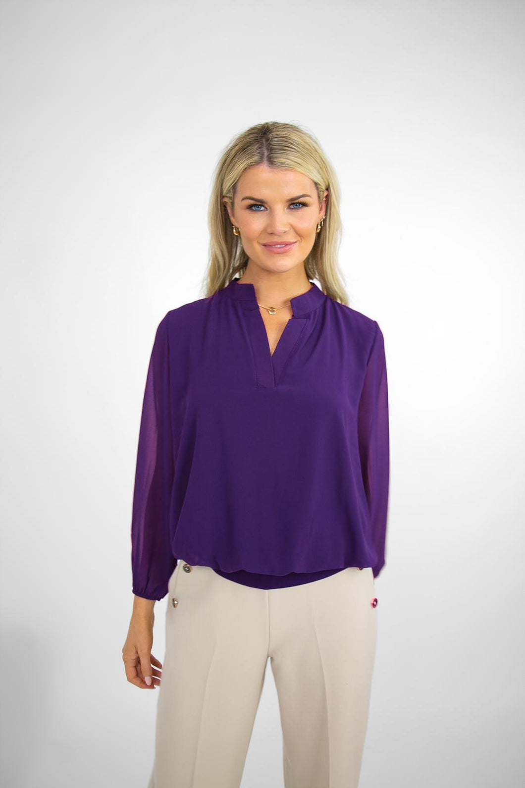 Bella Band Top-Purple