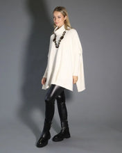 Load image into Gallery viewer, Cowl Neck Poncho with Sleeve
