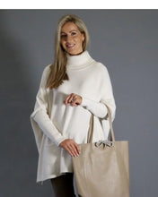 Load image into Gallery viewer, Cowl Neck Poncho with Sleeve
