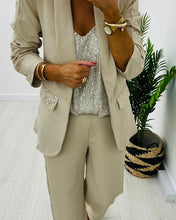 Load image into Gallery viewer, Beige Tux Suit
