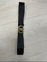 Load image into Gallery viewer, Gold Buckle Stretch Belt
