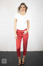 Load image into Gallery viewer, Unity 3/4 Tencel Trousers Red
