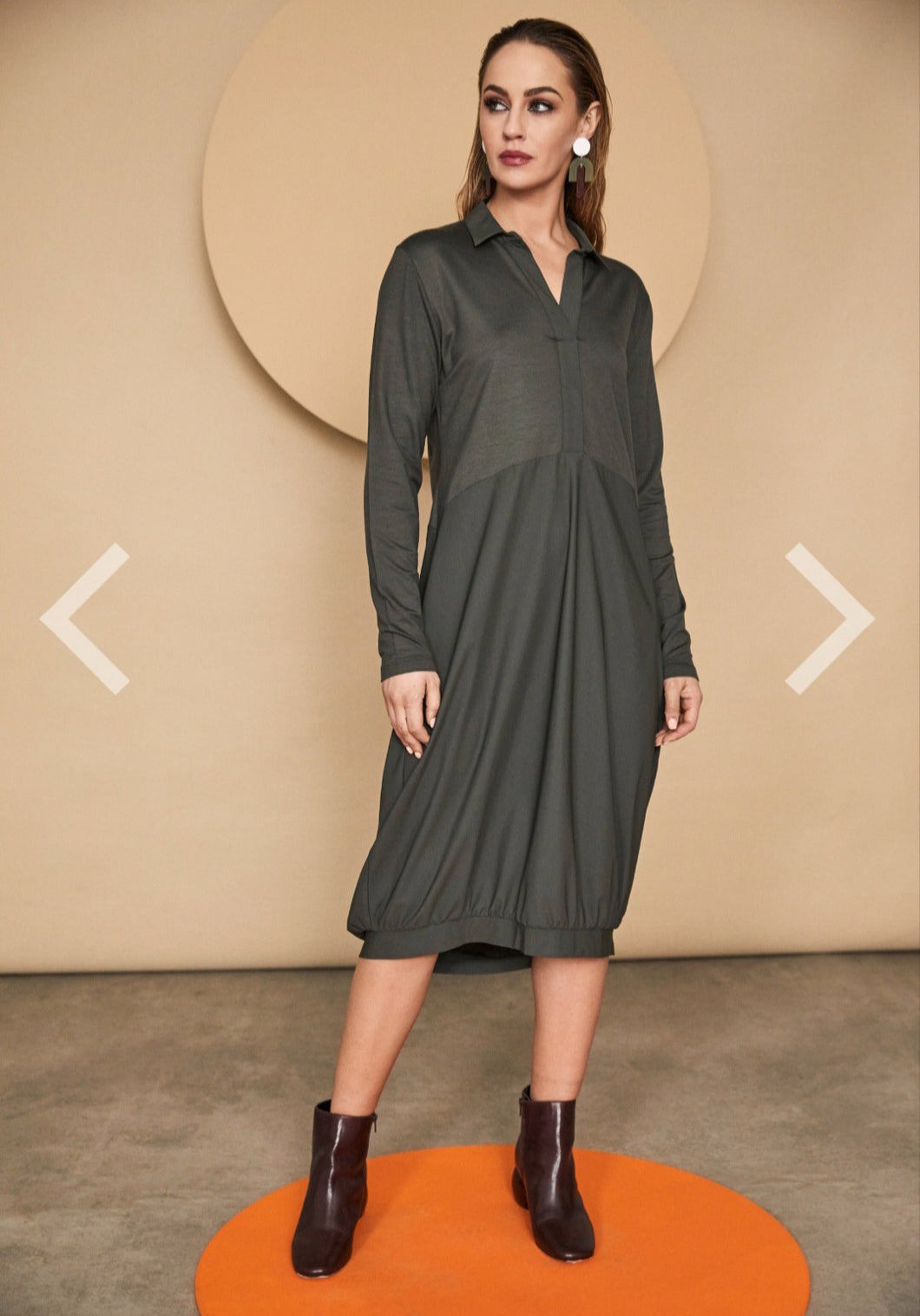 Khaki Naya Dress