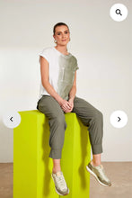 Load image into Gallery viewer, Naya Cuff /Tuck Trousers- Army Green

