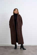 Load image into Gallery viewer, Brown Bouclé Coat
