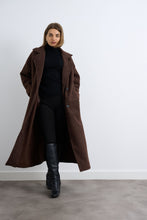 Load image into Gallery viewer, Brown Bouclé Coat
