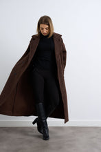 Load image into Gallery viewer, Brown Bouclé Coat
