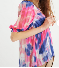 Load image into Gallery viewer, Jordan W Blouse -Pink Watercolour
