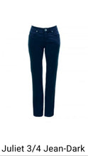 Load image into Gallery viewer, Juliet 7/8 Jeans - Dark Blue
