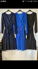 Load image into Gallery viewer, Pleated Dress with Belt
