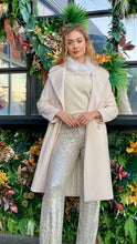 Load image into Gallery viewer, Beige Sequin Trousers
