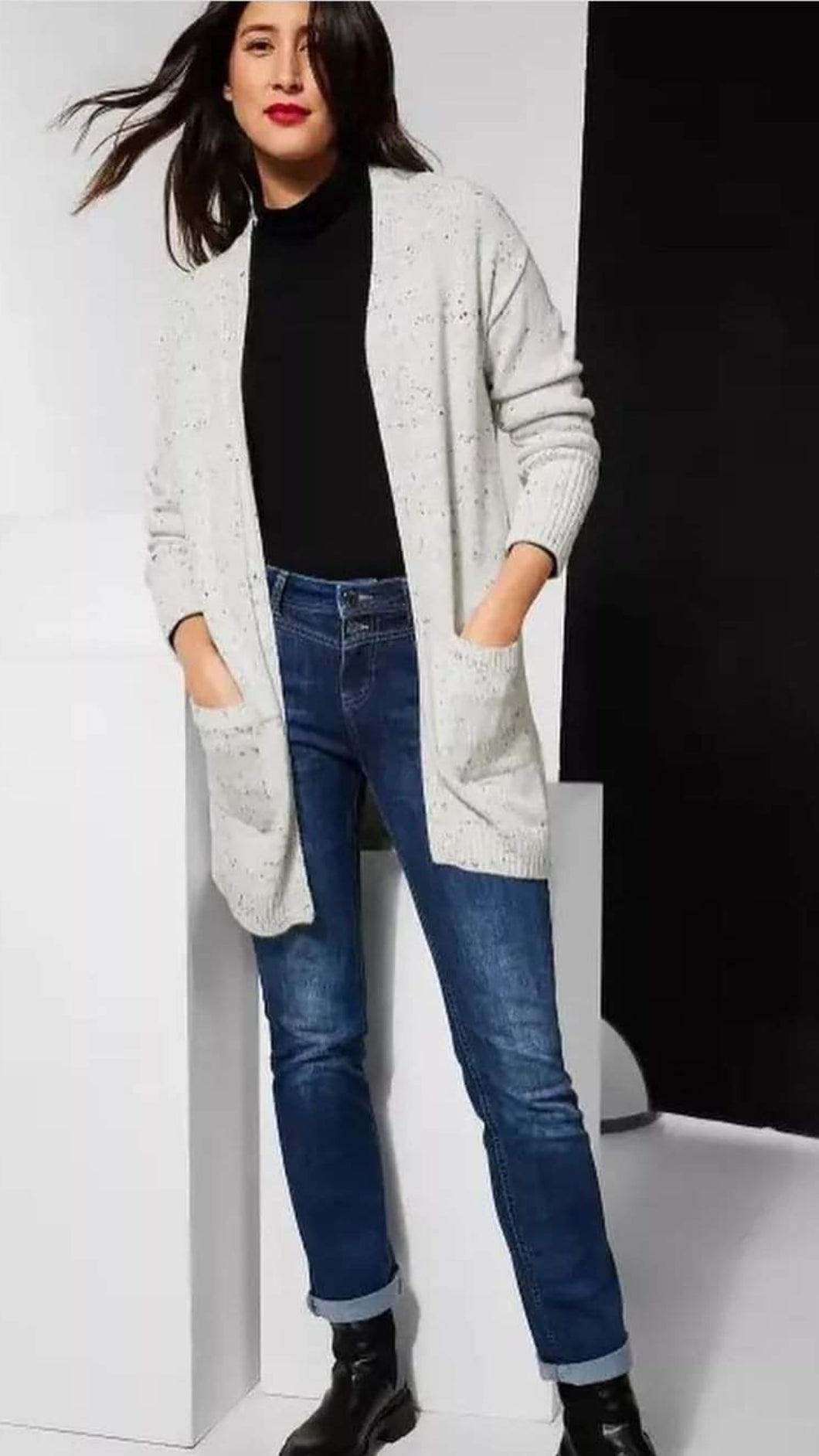 Cream fleck  Cardigan