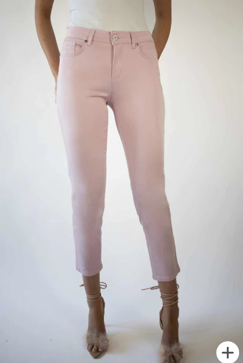 Unity 3/4 Tencel Trousers Light  Pink